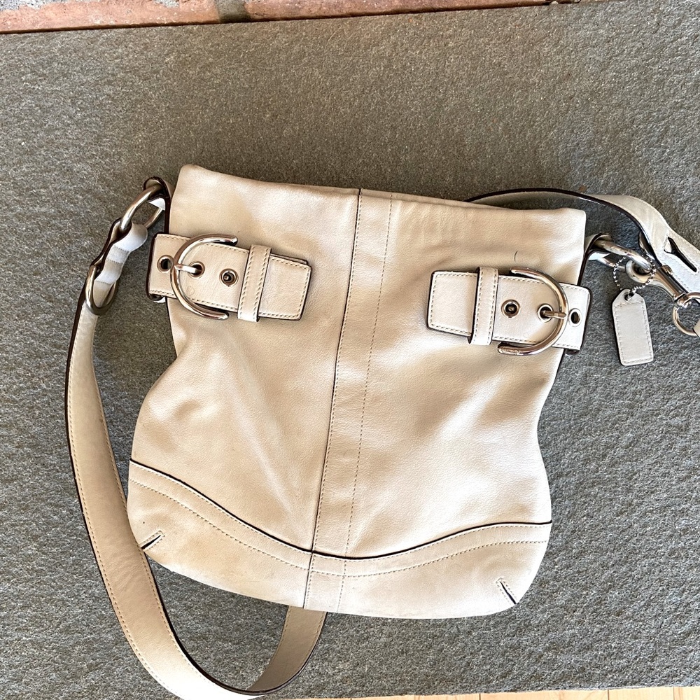 Coach leather bag